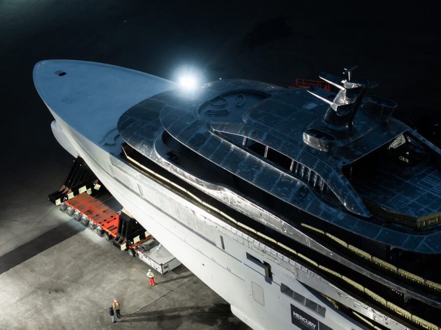 PROJECT Y729 HEADING TO OCEANCO'S OUTFITTING FACILITIES - Oceanco